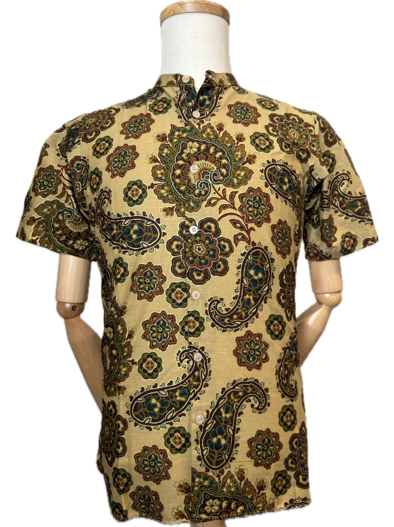 Neutral Tide Mandarin Collar Batik