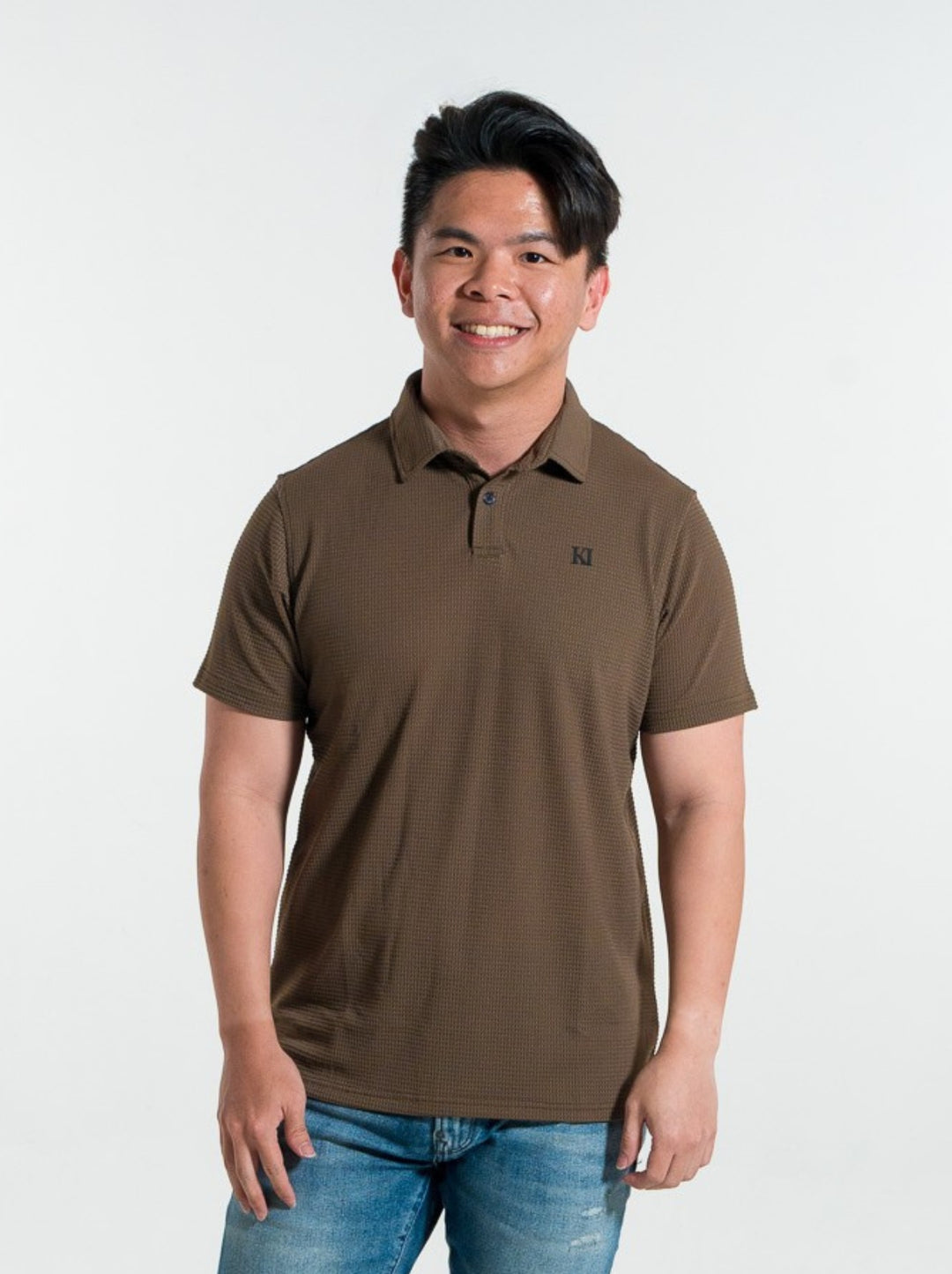 Lux Textured Polo Tees for Men by Kreasi Indah