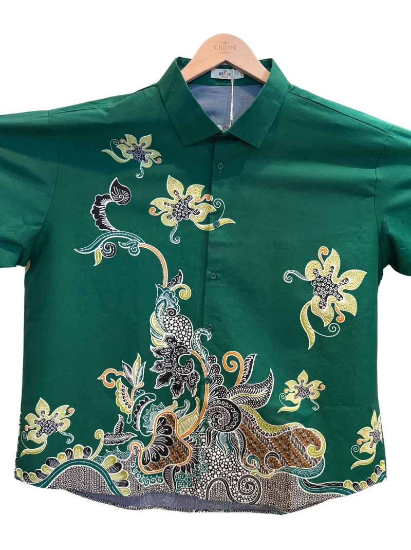Verdant Grace - Long Sleeve Batik