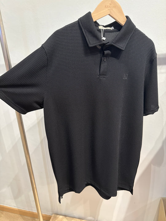 Textured Plain Polo