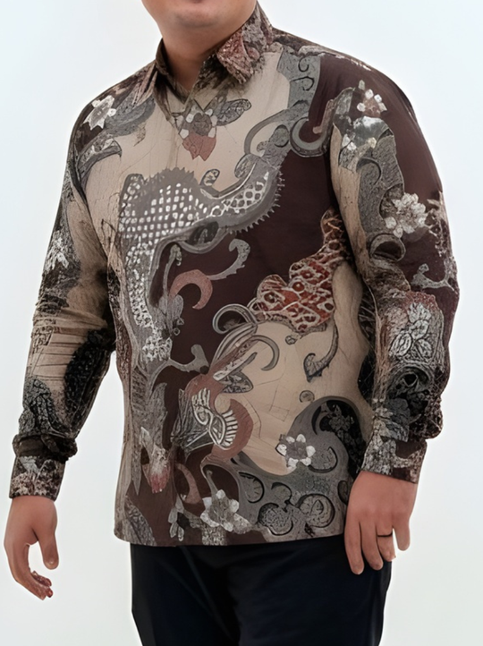 Divided Harmony - Long Sleeve Batik