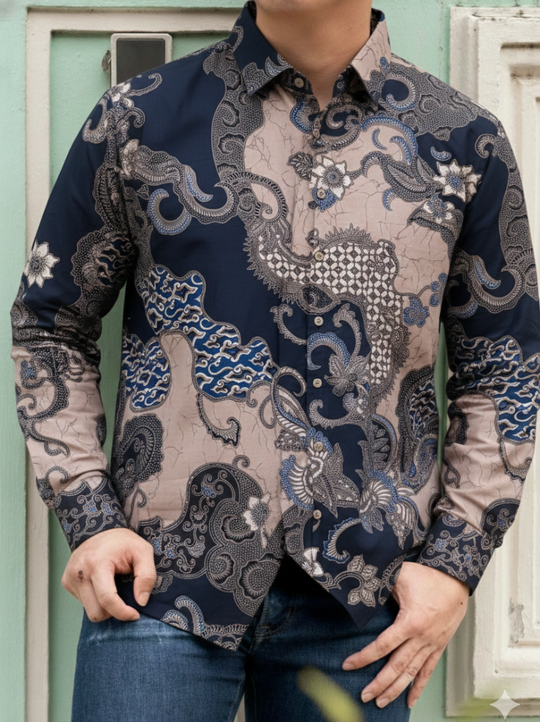 Divided Harmony - Long Sleeve Batik